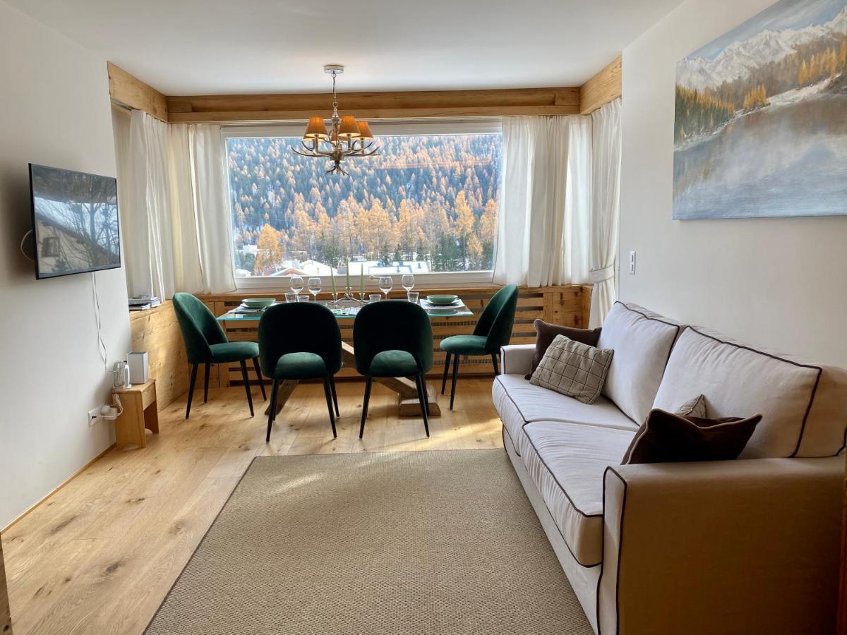 Bilocale Nuovo St. Moritz Chesa Arlas Luaran gambar